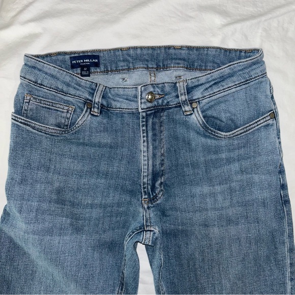 Peter Millar Blue Straight Men Jeans - Picture 4 of 10